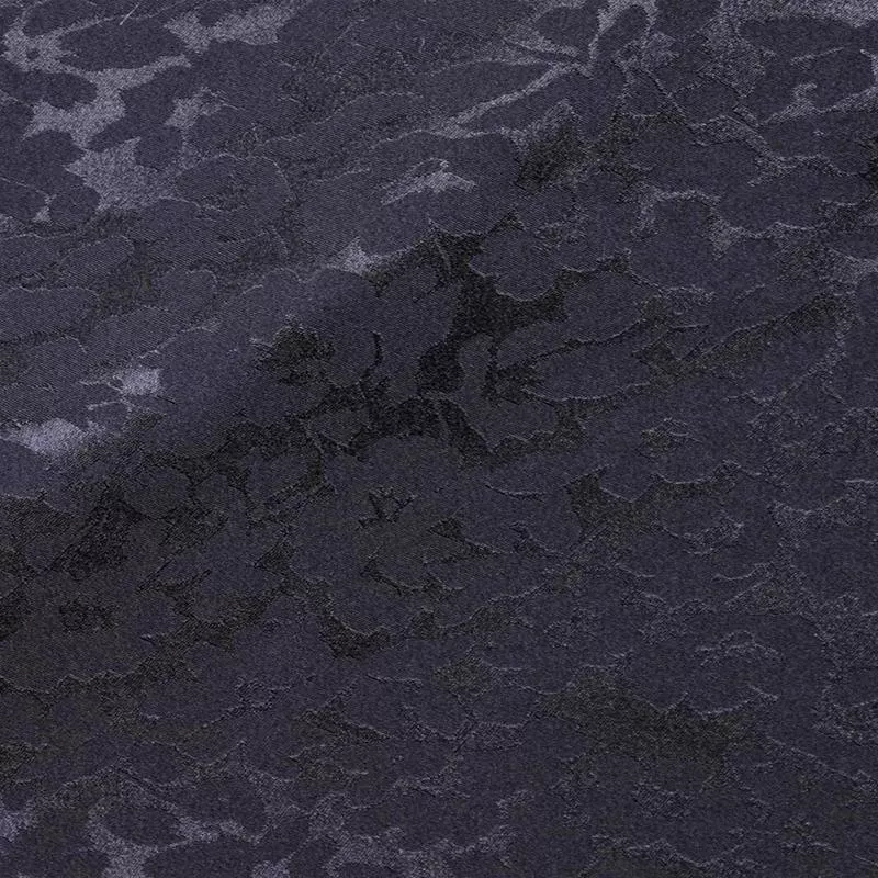 floral-satin-jacquard-navy Floral Satin Jacquard Navy