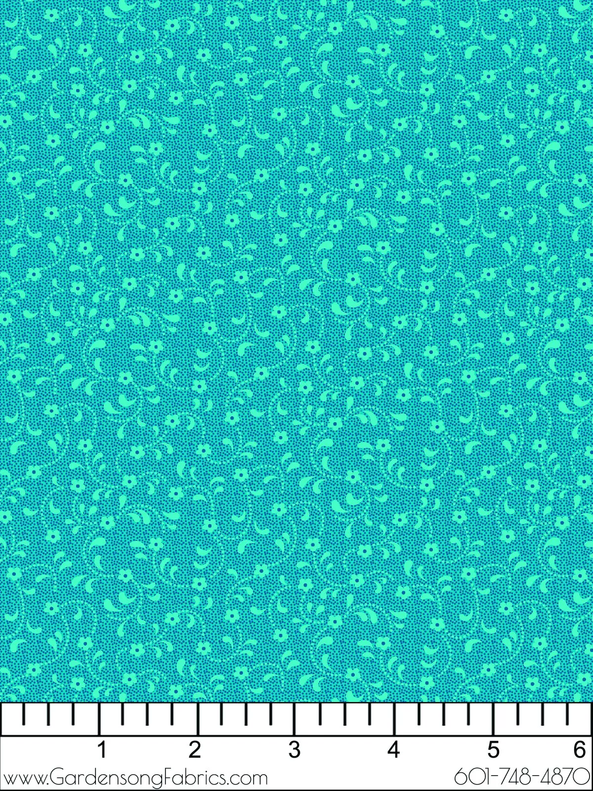 floret-turquoiseriley-blake-c675-turquoise Floret TurquoiseRiley Blake C675-TURQUOISE