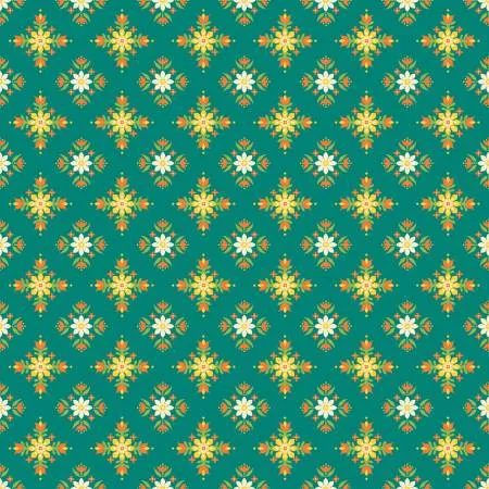 flower-clusters-teal-harvestriley-blake-14873-teal Flower Clusters Teal HarvestRiley Blake 14873-TEAL