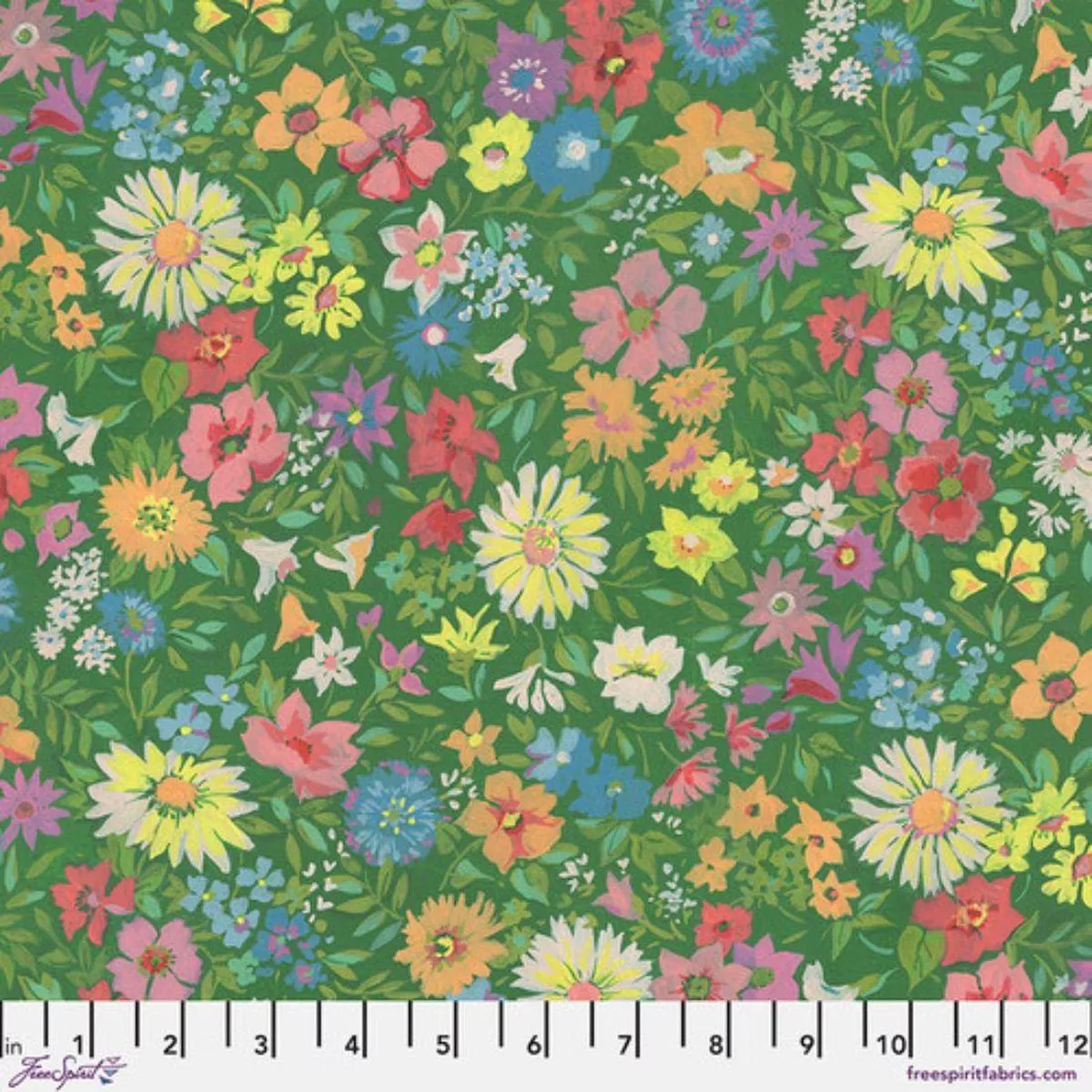Flowerbed Green by Sarah Campbell