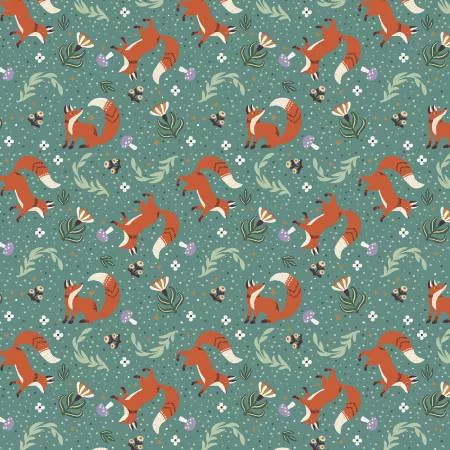 Foxy Cottage Core Teal BEN061226
