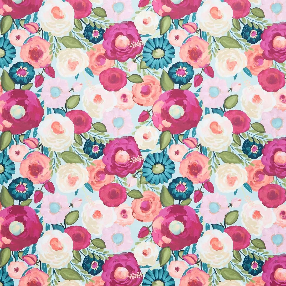 fragrant-fields-floral-main-mint-yardage Fragrant Fields – Floral Main Mint Yardage