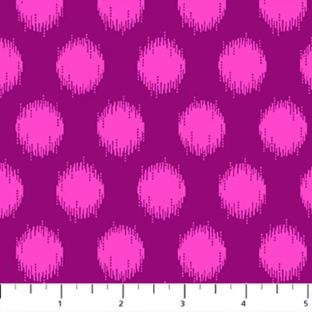 Fuzzy Circles Violet by Heather Bailey