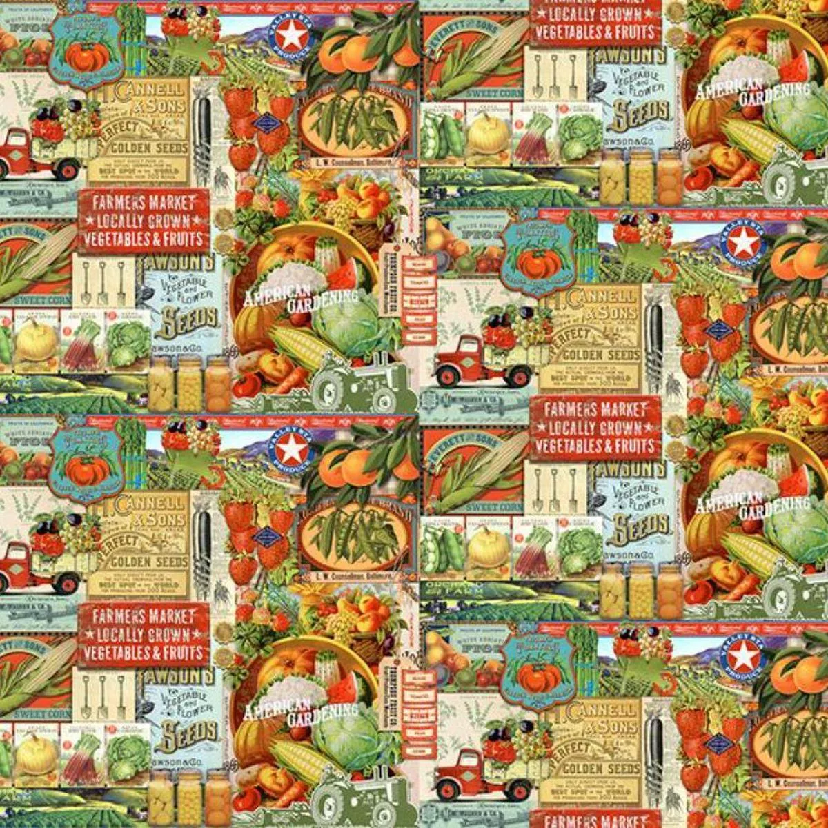 Garden Collage Multi by Cathe Holden