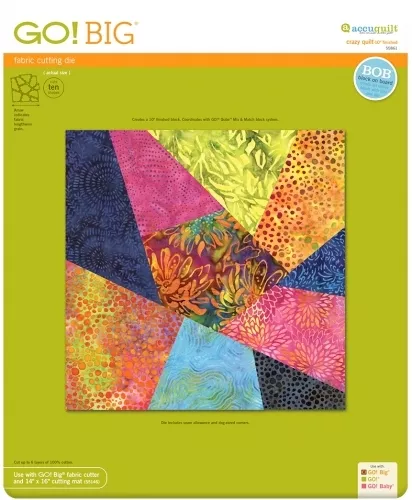 GO! Big Crazy Quilt 10 inch