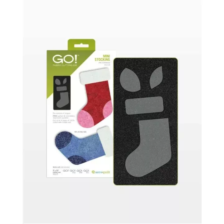 GO! Die -Mini Stocking Die - 55218 by AccuQuilt