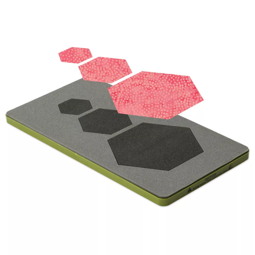 GO! Hexagon-1", 1 1/2", 2 1/2" Sides