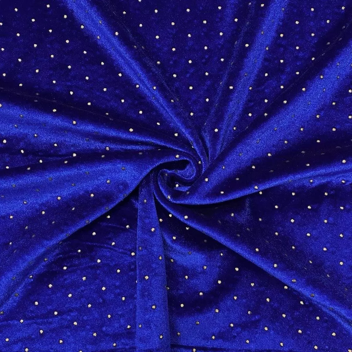 gold-studded-royal-blue-velvet-fabric Gold Studded Royal Blue Velvet Fabric