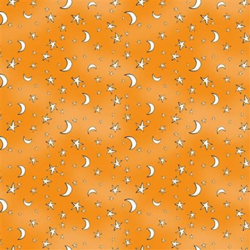 Halloween Parade Night Sky Orange – Y4116-36 – Clothworks