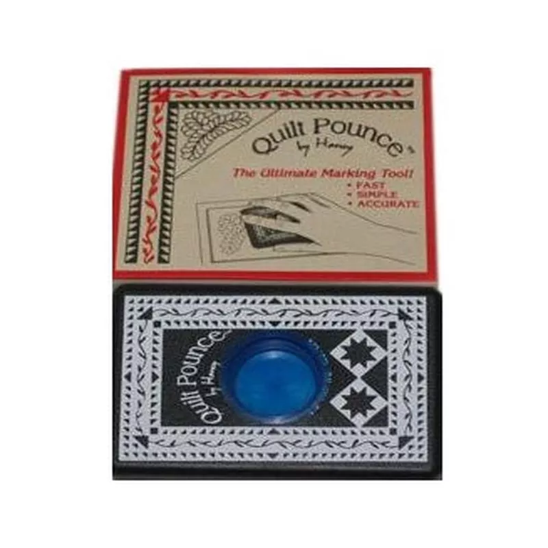 Hancy Creations White Quilt Pounce Pad Stencil QPW
