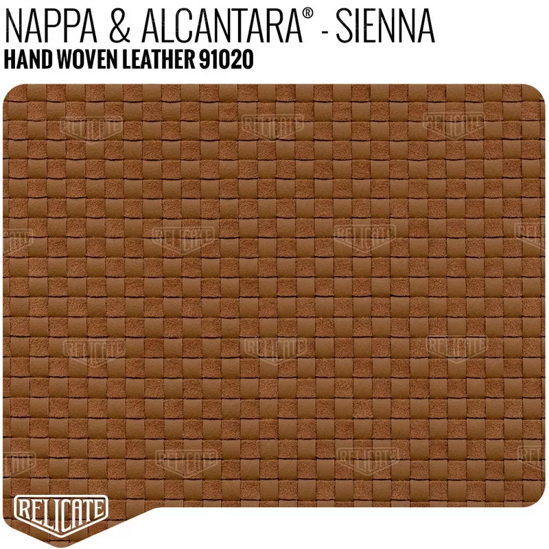 hand-woven-leather-nappa-alcantara-sienna Hand Woven Leather – Nappa & Alcantara – Sienna