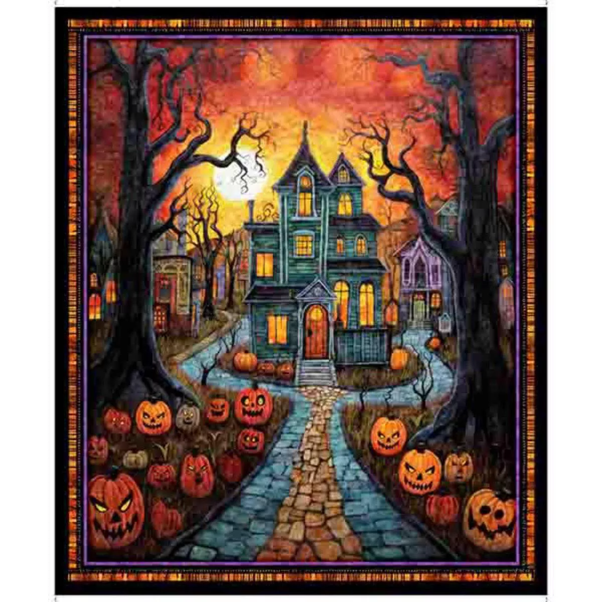 haunted-house-36-panel-by-morris-creative-group Haunted House 36″ Panel by Morris Creative Group