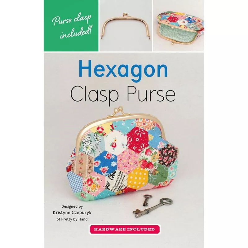 Hexagon Clasp Purse Pattern with Hardware