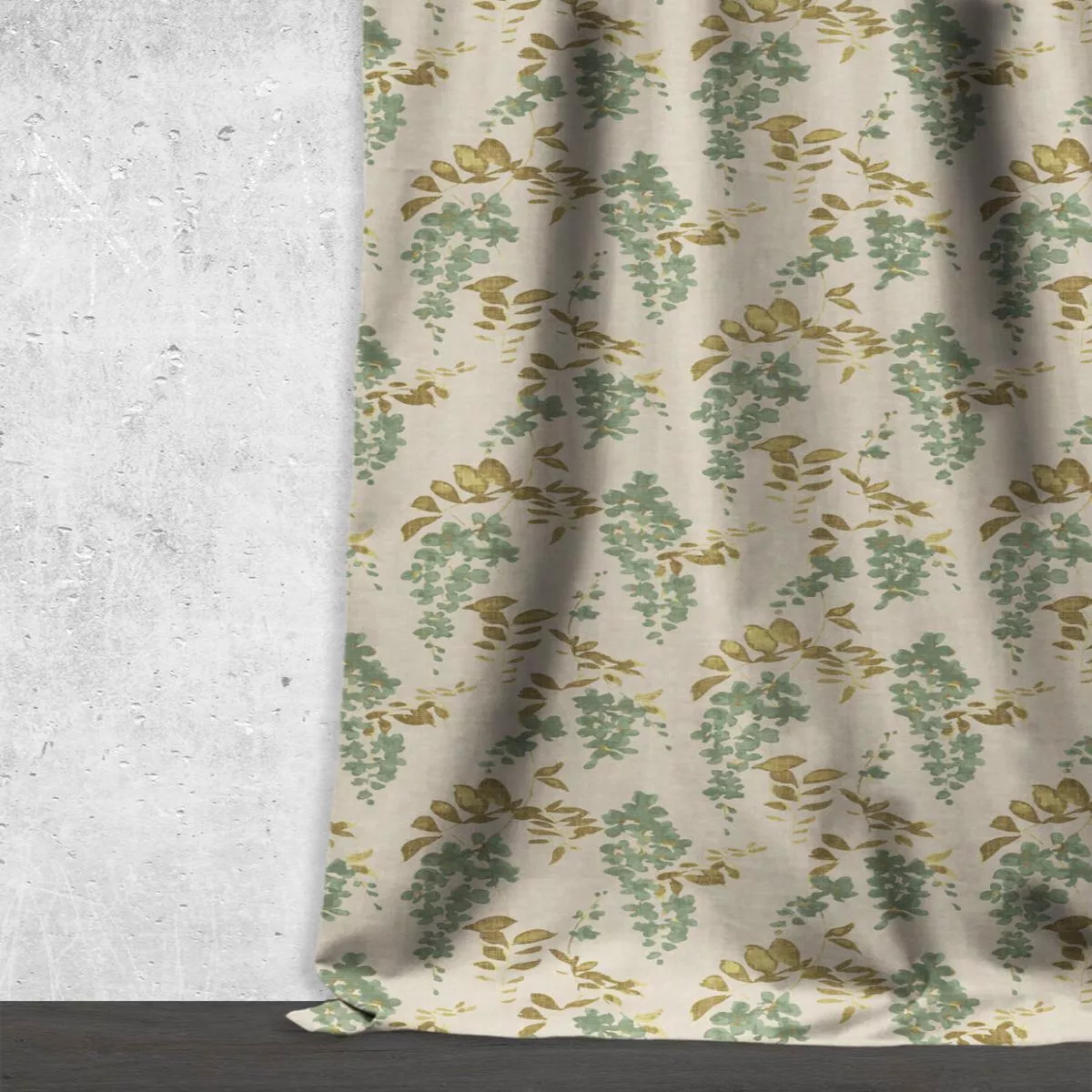 hidden-bliss-fabric-by-yard-green-grey ‘Hidden Bliss’ Fabric by the Yard (Green/ Grey)