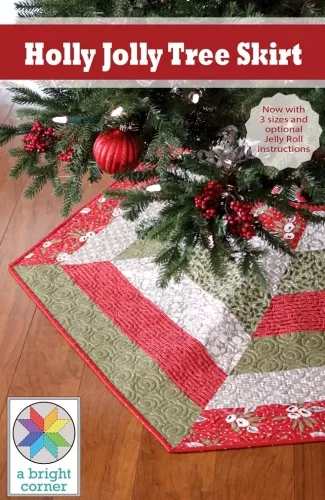 Holly Jolly Tree Skirt Pattern by A Bright Corner