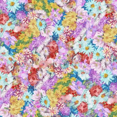 impression-multi-packed-multi-floral-cd4192-multi-by-timeless-treasures Impression - Multi Packed Multi Floral - CD4192-Multi by Timeless Treasures