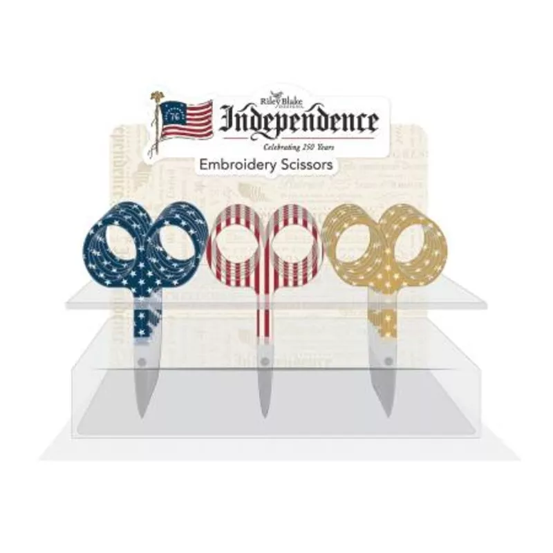 Independence Scissor Blue Stars