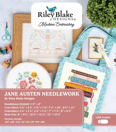 jane-austen-needlework-projects-machine-embroidery-usb Jane Austen Needlework Projects Machine Embroidery USB