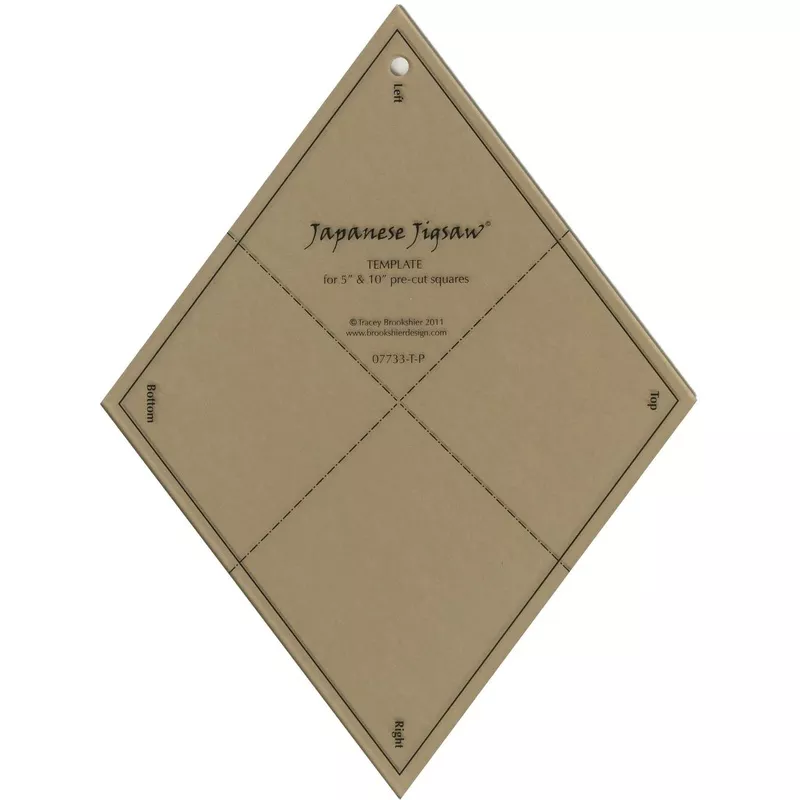 Japanese Jigsaw Acrylic Template – Precuts