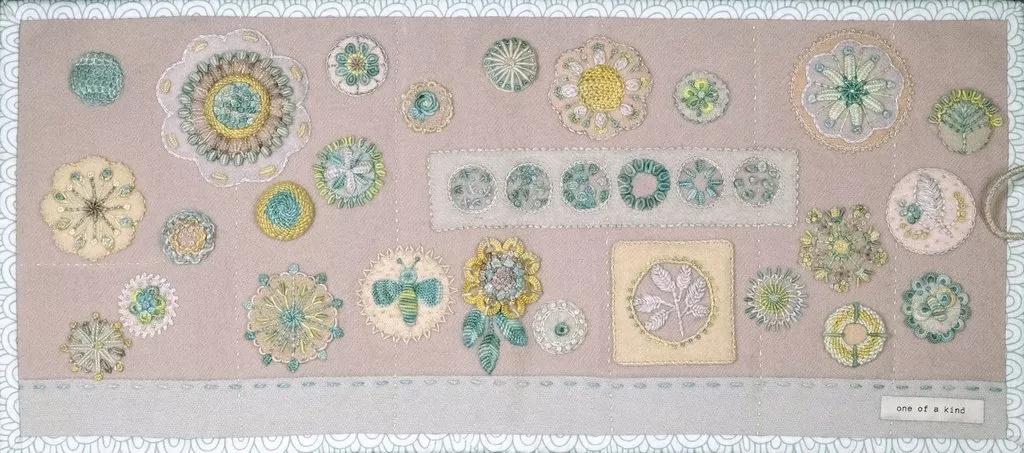 kt4857-4-tranquil-garden-needle-roll-thread-pack-sue-spargo KT4857-4 Tranquil Garden Needle Roll Thread Pack Sue Spargo