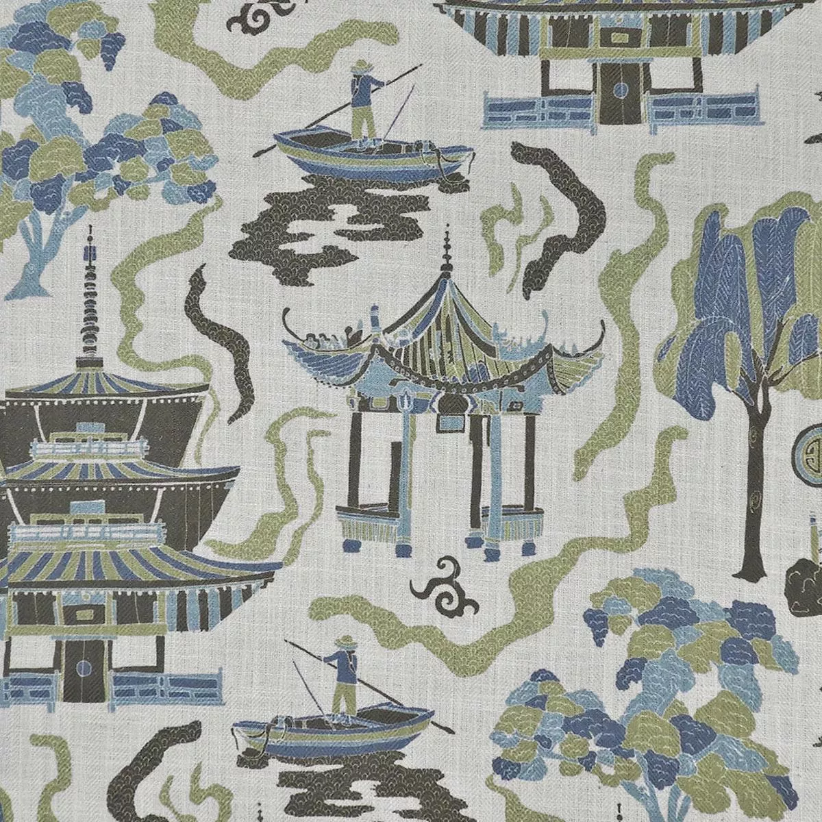 Kumano Lilypad Regal Fabric