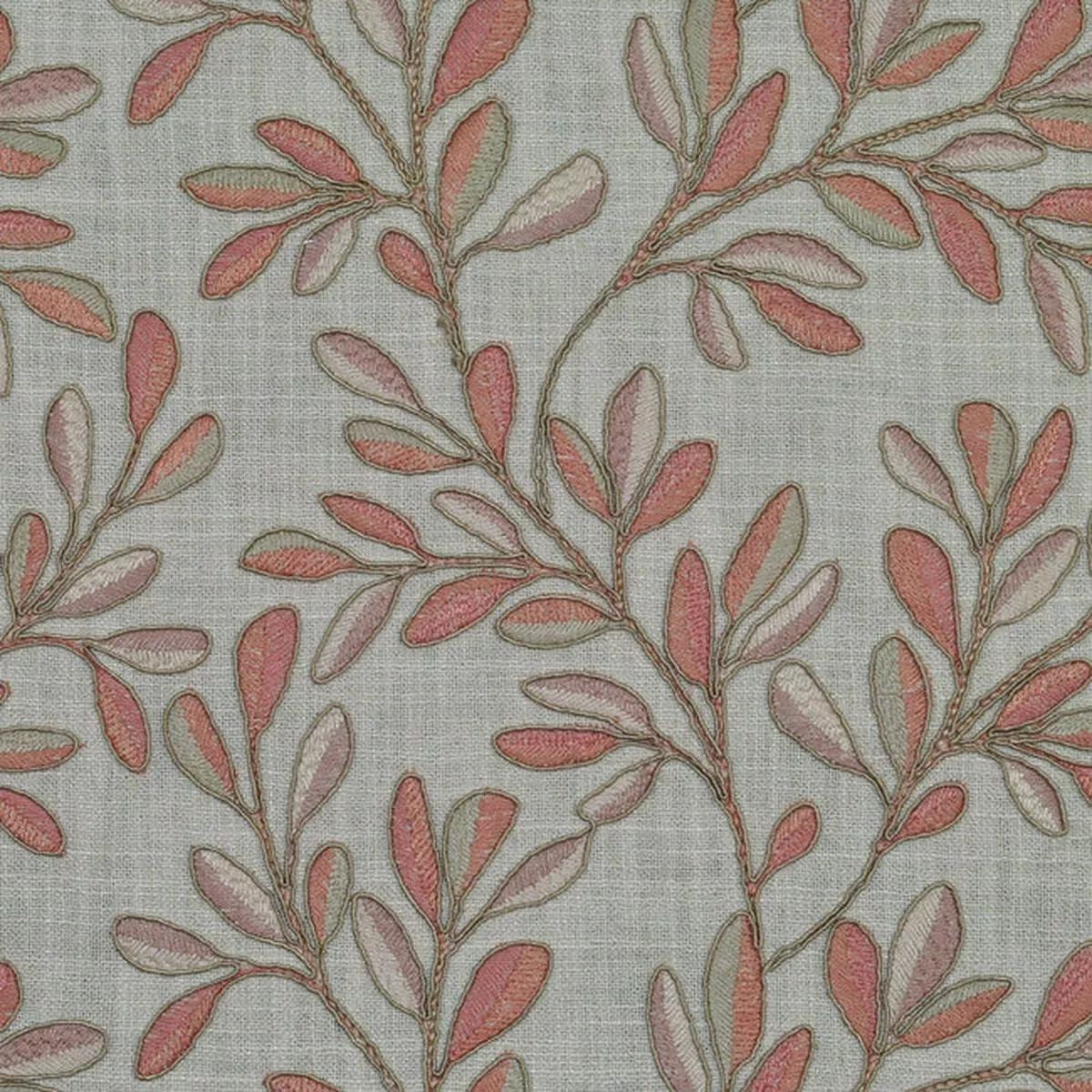 Leafage Clay P Kaufmann Fabric