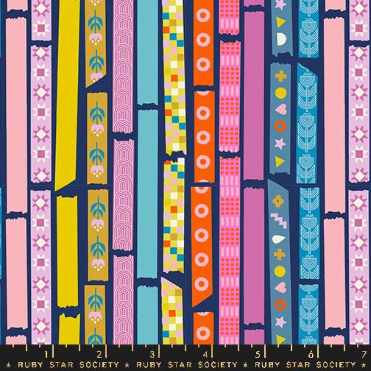 linear-strips-bluebell-by-ruby-star-society Linear Strips Bluebell by Ruby Star Society
