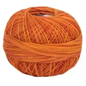 Lizbeth Egyptian Cotton Size #40 - Orange Crush - #40-183 - by Handy Hands