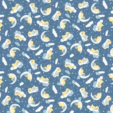 Lucky Duck - Ocean Ducks And Moons Toss -8976S-72 by Studio E