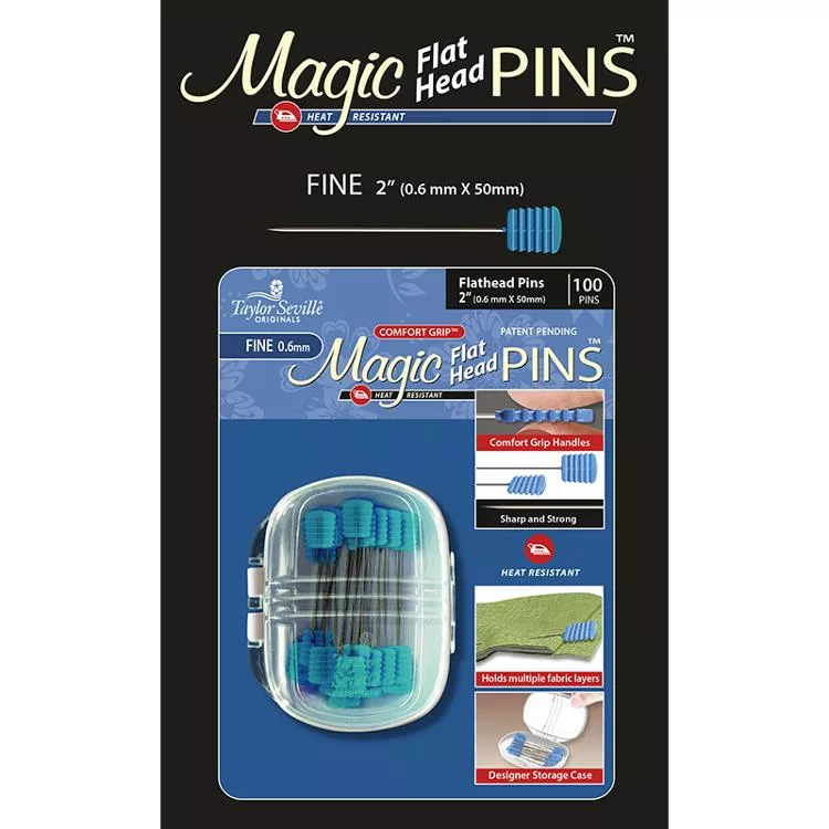 Magic Pins Flat Head Fine 100ct 219935 Taylor Seville#1