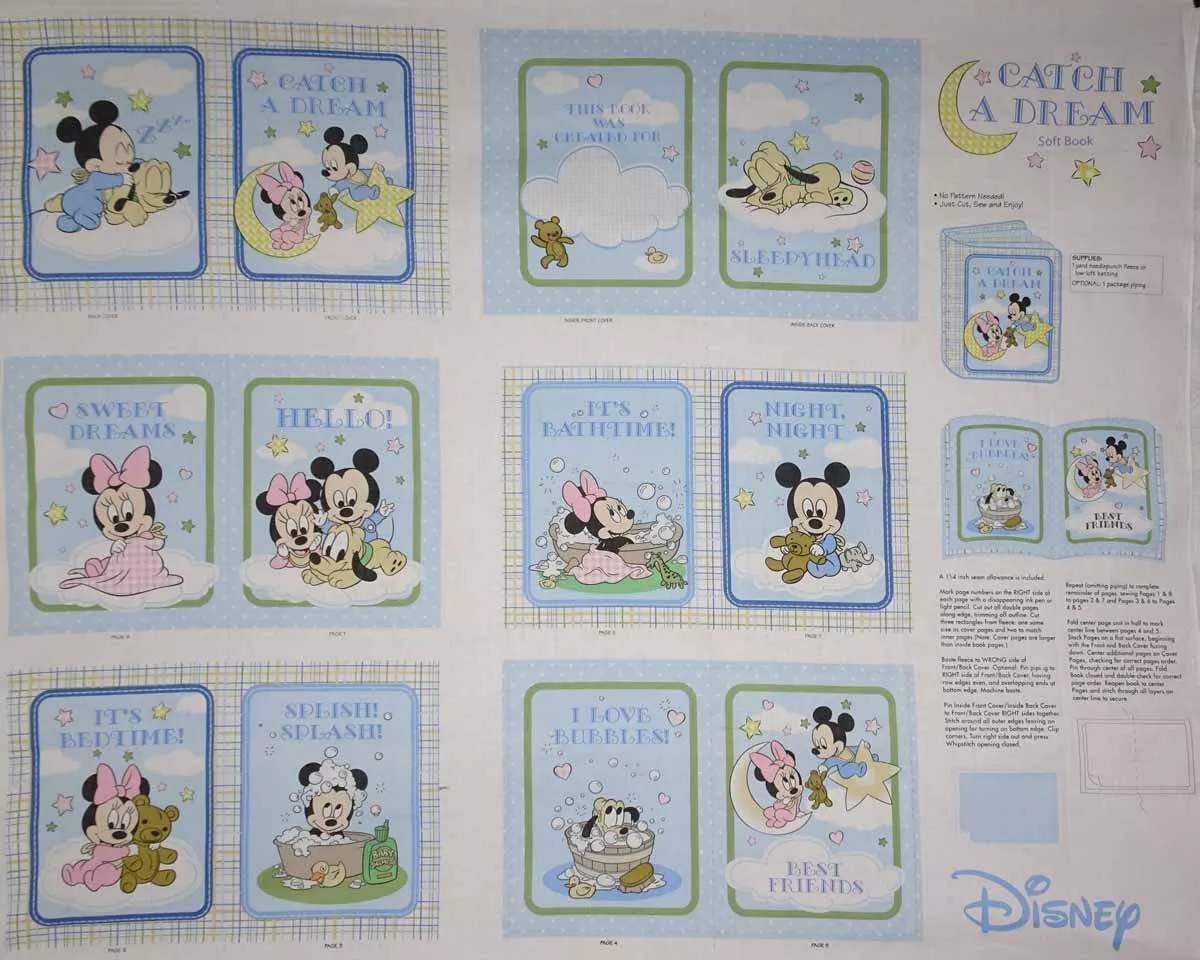 Mickey + Minnie Catch a Dream Book Panel