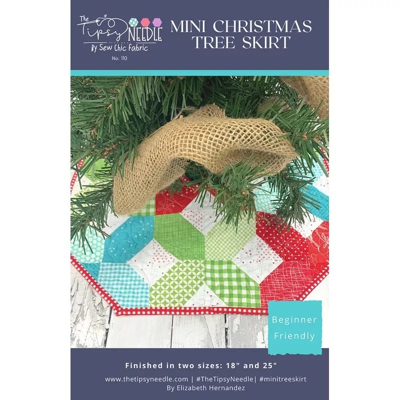 Mini Christmas Tree Skirt- Pattern – TTN-110 – Sku: 72071