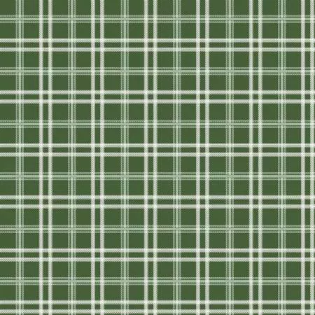 Mistletoe & Holly Plaid Forest