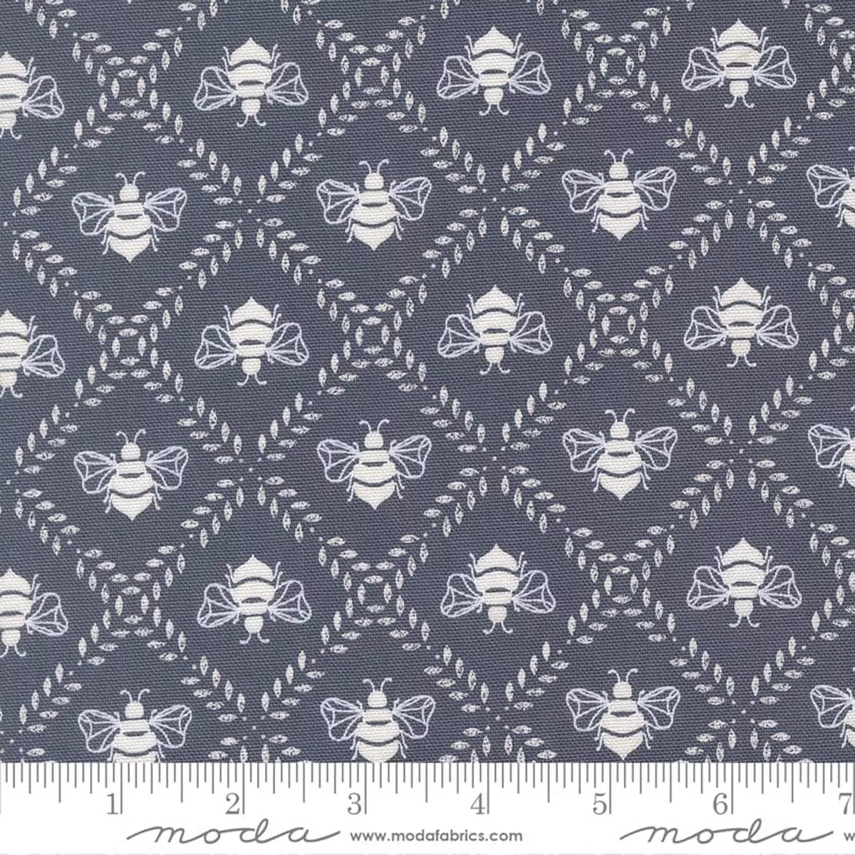 moda-sun-drenched-canvas-bees-canvas-indigo-43204-35cv Moda Sun Drenched Canvas – Bees Canvas Indigo 43204 35CV