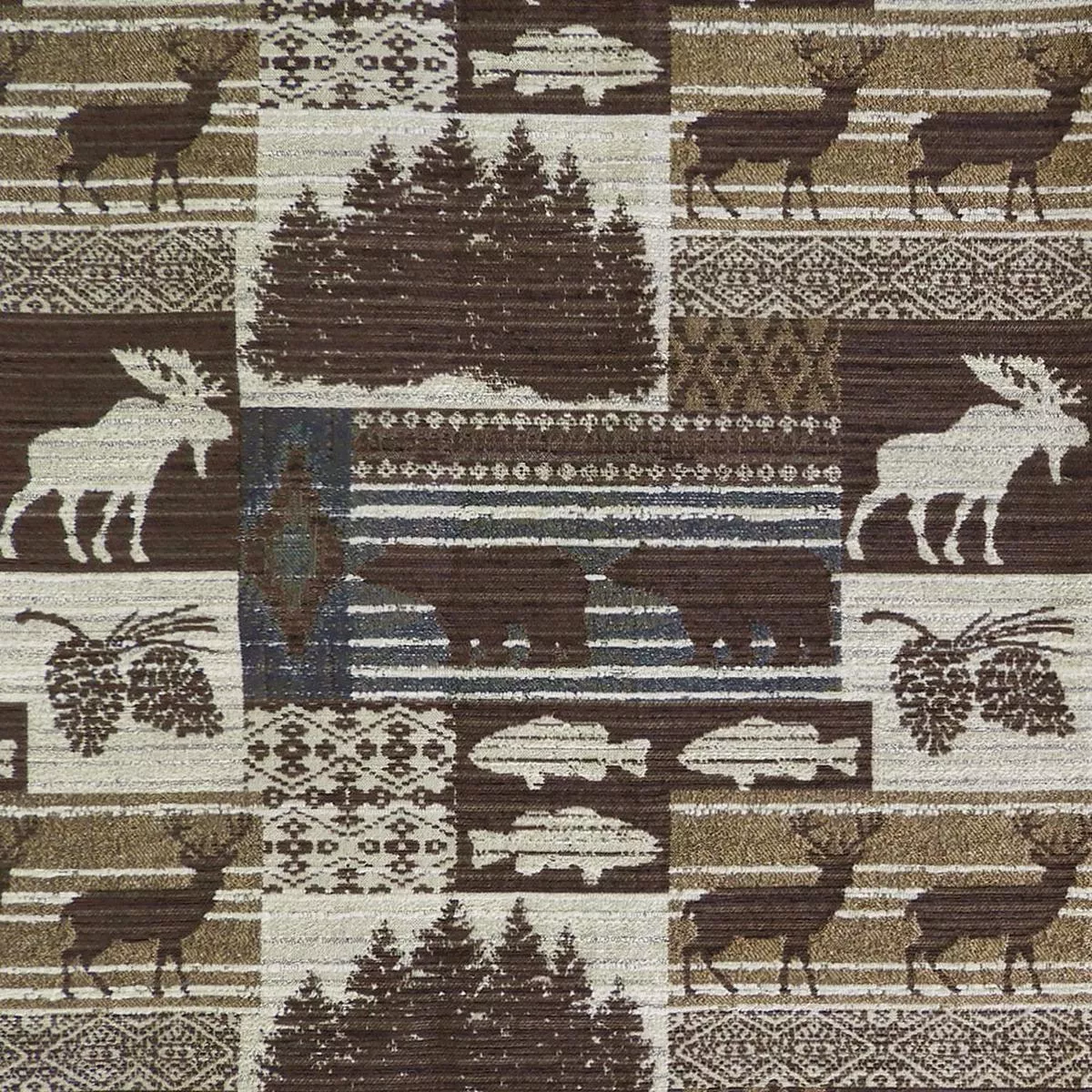 Moosehead Teal Regal Fabric