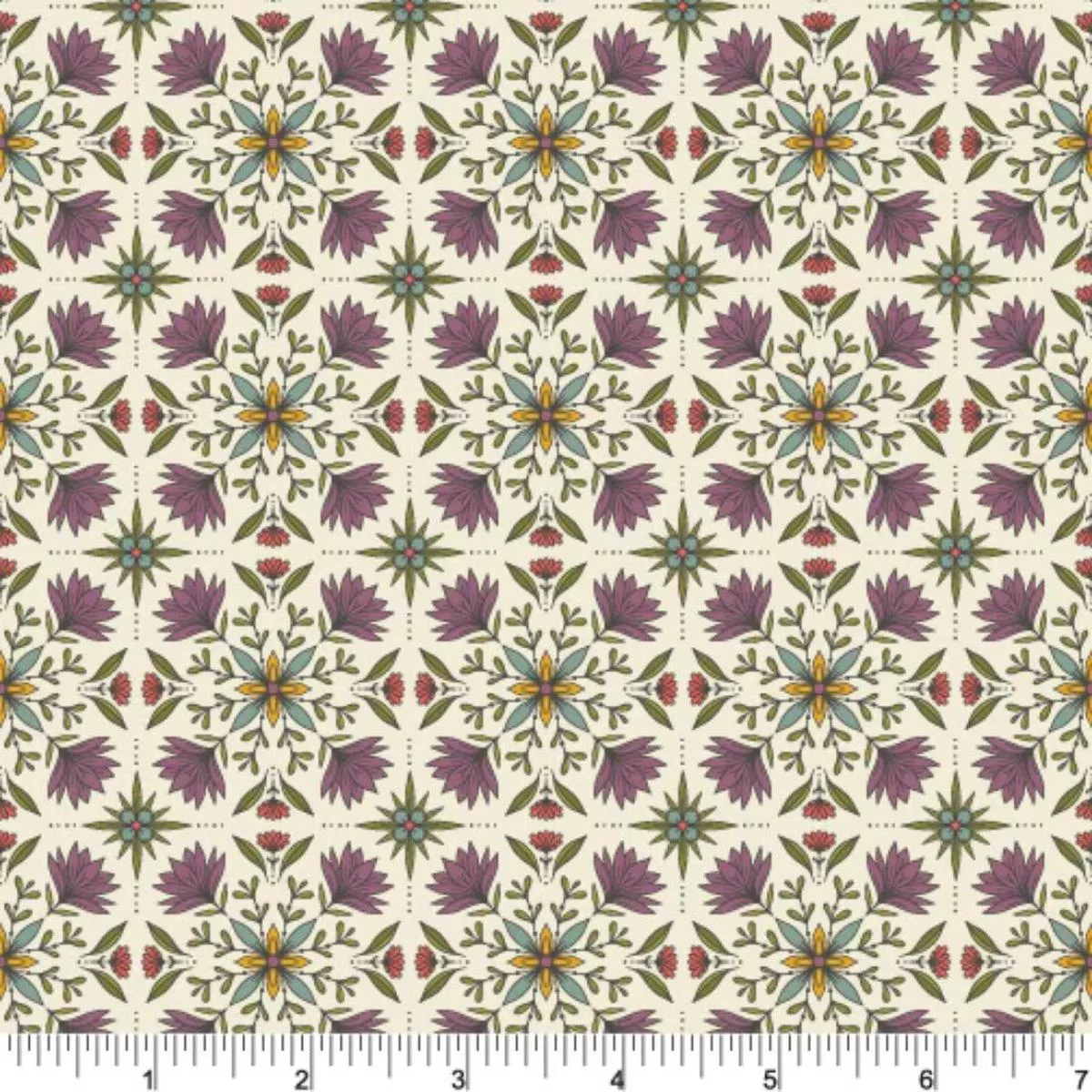 Mosaic Blooms by Phoebe Fabrics