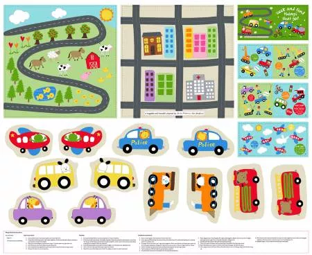 multi-things-that-go-play-mat-book-36-inch-repeat-8184ps-01-by-studio-e Multi Things that Go, Play Mat and Book 36 Inch repeat - 8184PS-01 by Studio E