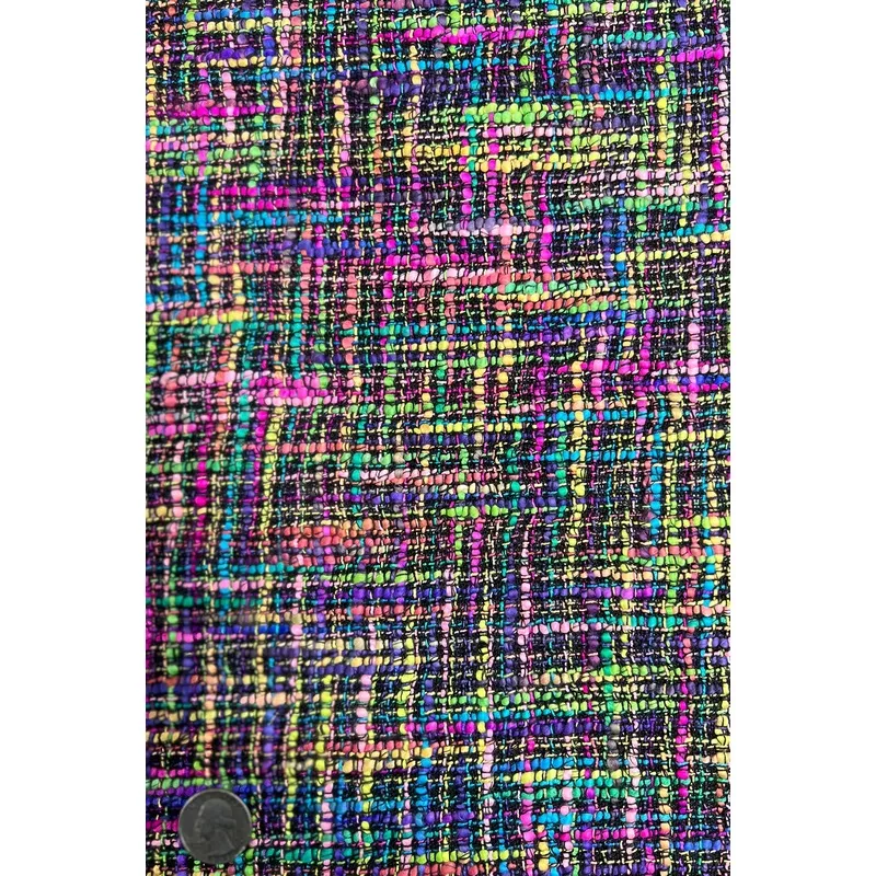 multicolor-silk-tweed-fabric Multicolor Silk Tweed Fabric