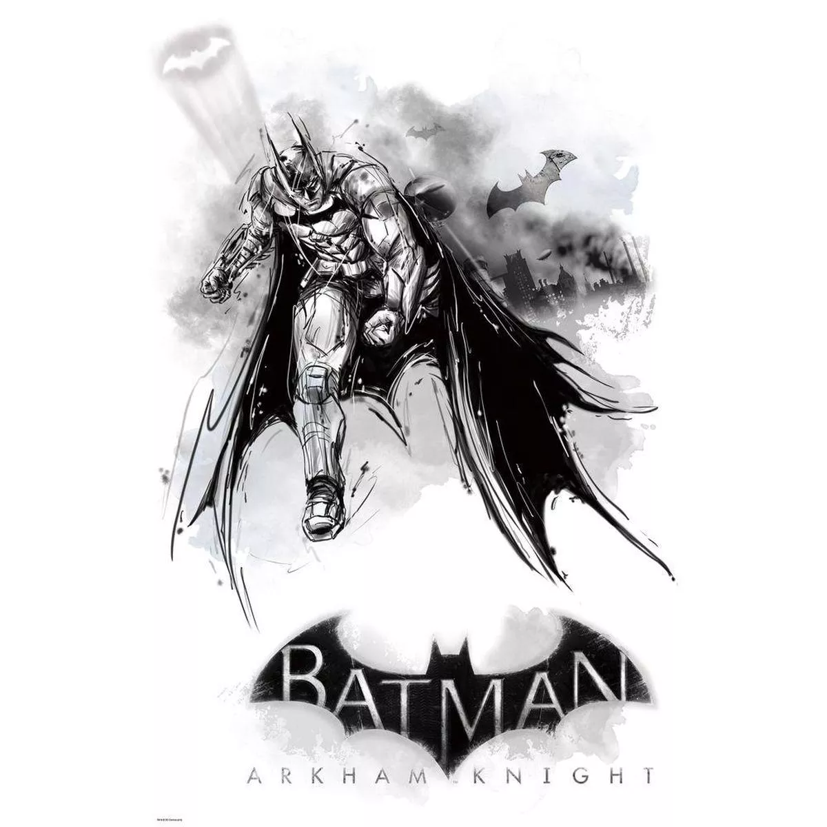 murals-batman-arkham-knight-darkness-giant-wall-graphic-mural Murals Batman: Arkham Knight Darkness Giant Wall Graphic Mural
