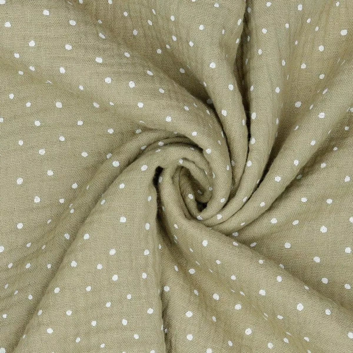 muslin-dots-on-beige-background-125-g-m Muslin – dots on beige background 125 g/m