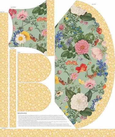 Nature's Portrait 36in x 43in Apron Panel