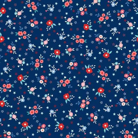 Navy Bouquets-Kimberbell