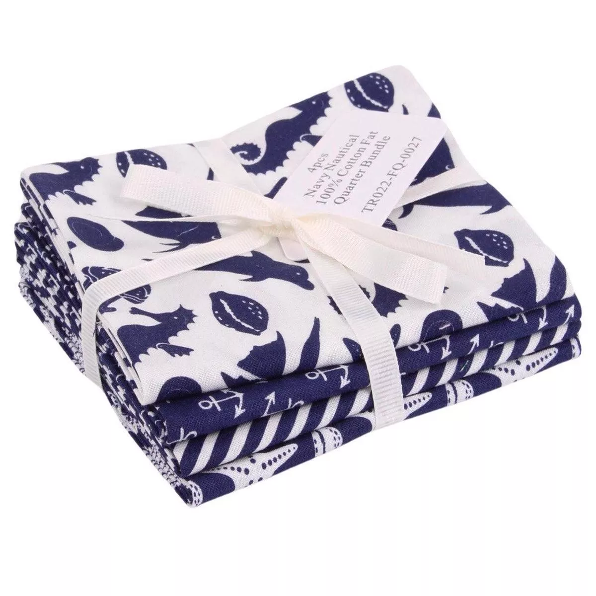 navy-nautical-4-piece-cotton-fat-quarter-bundle Navy Nautical 4 Piece Cotton Fat Quarter Bundle