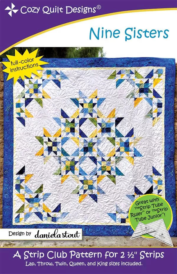 Nine Sisters Pattern CQ 01226 Cozy Quilt Design