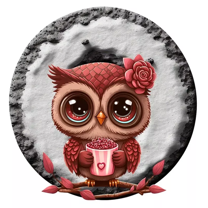 o-owl-cookie-fabric-panel “O” Owl Cookie Fabric Panel