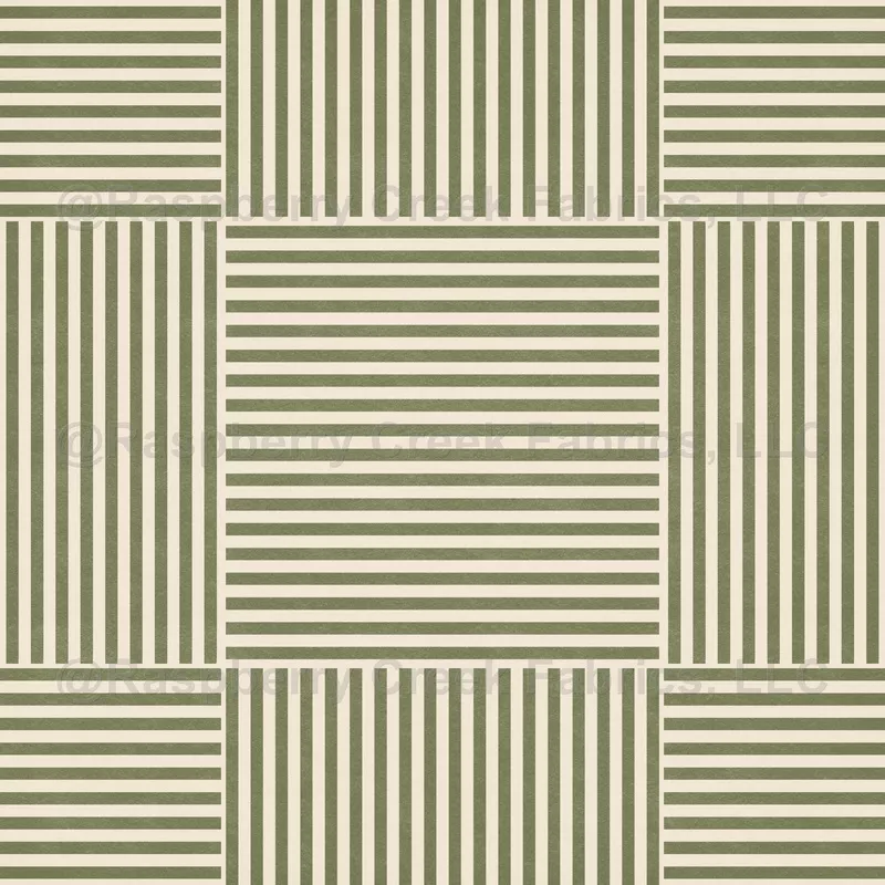 olive-green-ticking-stripe-patchwork-vintage-tile-coordinate Olive Green Ticking Stripe Patchwork Vintage Tile Coordinate