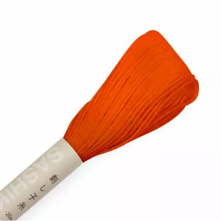 Olympus Sashiko Thread 22yds Bright Orange 31