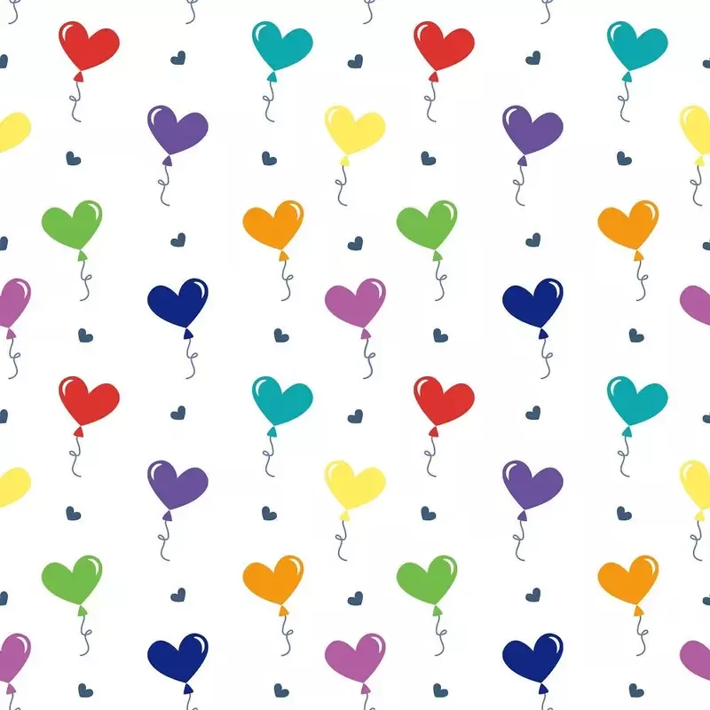 over-rainbow-heart-balloons-fabric Over the Rainbow Heart Balloons Fabric
