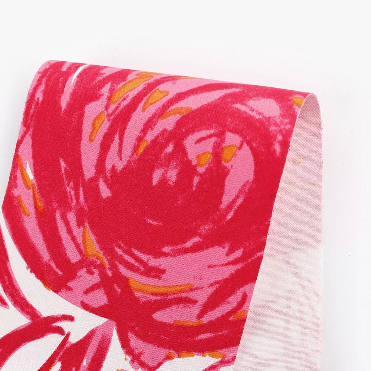 painted-camelia-stretch-cotton-sateen-rambutan Painted Camelia Stretch Cotton Sateen – Rambutan
