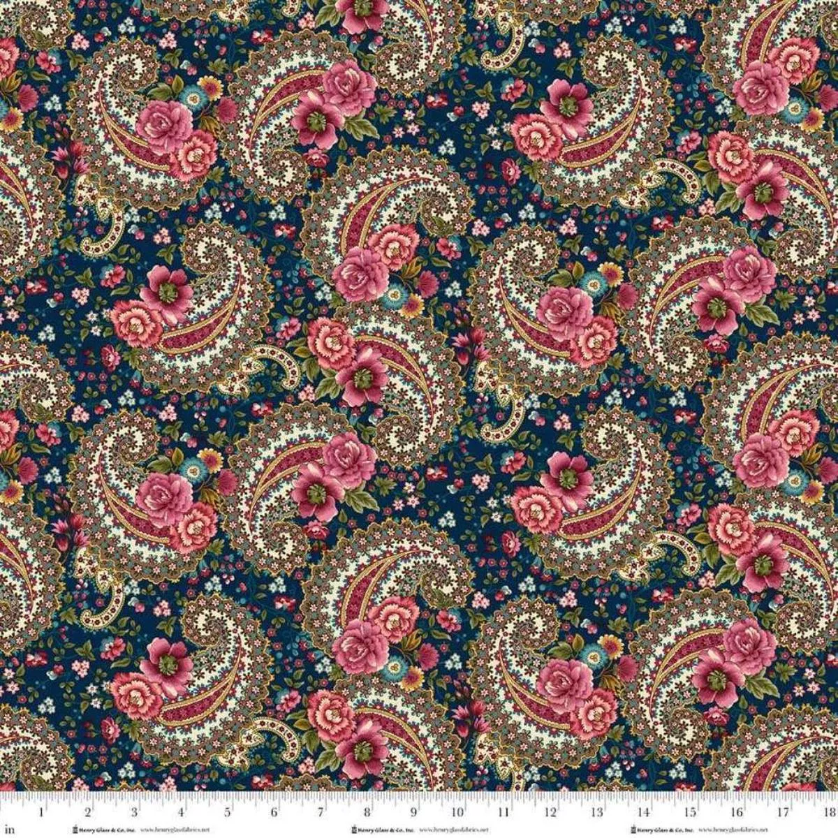 paisley-prussian-blue-by-michelle-yeo Paisley Prussian Blue by Michelle Yeo